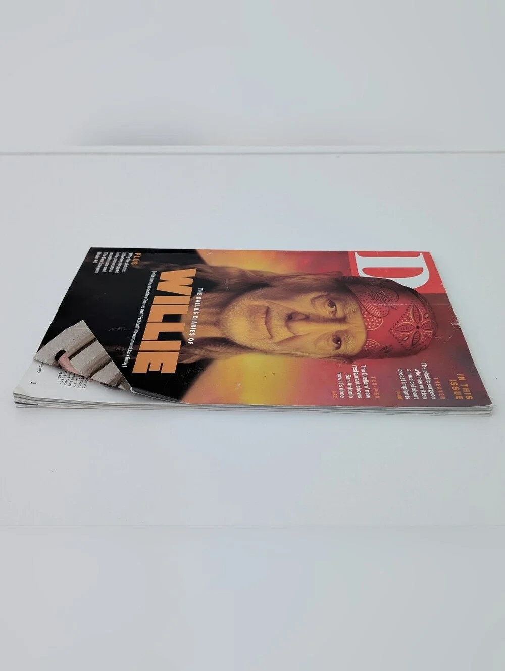 D Magazine Cover Featuring Willie Nelson The Dallas Diaries Of Willie Jan.2023